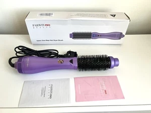 PARWIN PRO BEAUTY 4 in 1 Hair Brush Dryer Blow Dry Brush 1000W Negative Ion Purp - Picture 1 of 16