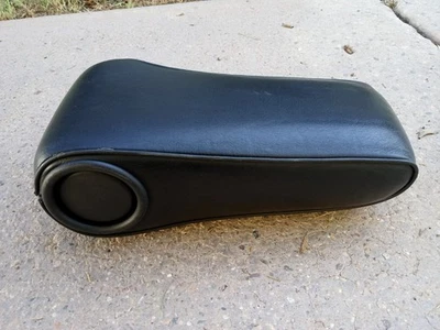 梅赛德斯奔驰 w126 原始设备制造商皮革扶手黑色 81-91 很好 — 第 1/4 张图片