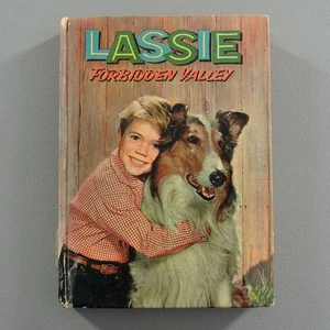 Lassie Forbidden Valley TV Adventure Edition Book Whitman 1959 Doris Schroeder - Imagen 1 de 5