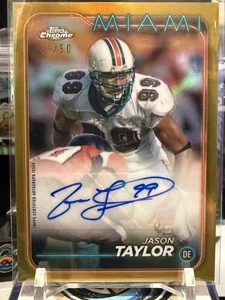 Autógrafos de Jason Taylor 2024 Legends #CLAJT 2024 oro/50 TZ - Imagen 1 de 2