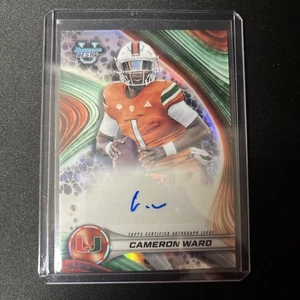 2024 Bowman's Best University - Best of 2024 Autographs Cameron Ward Refractor - Picture 1 of 2
