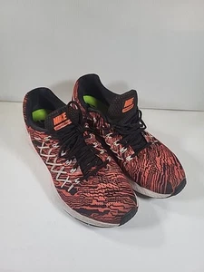 Nike Zoom Pegasus 32 Men's Size 10.5 Orange Black Running Shoes 806805-800 - Picture 1 of 22