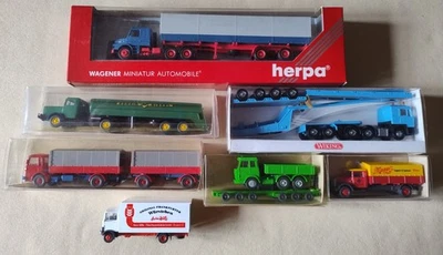 Wiking ,Herpa & Praline 1/87 Scale HO gauge (Collection of 7 Vehicles) - Image 1 of 4