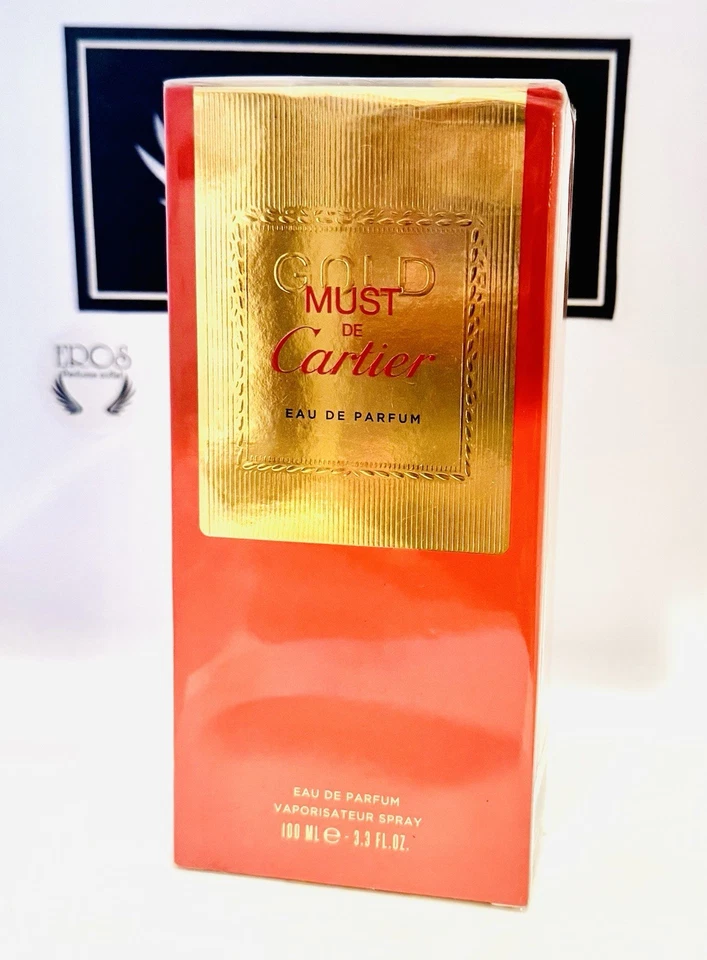 GOLD MUST de Cartier PARA MUJER 3,4 oz/100 ml eau de parfum spray nuevo en caja sellado Foto 1 de 1