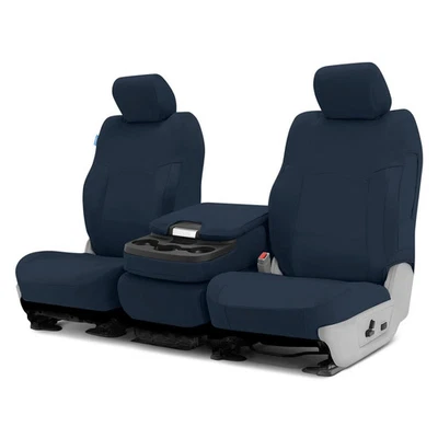 For Lincoln Town Car 99-02 Polycotton Drill 1st Row Navy Blue Custom Seat Covers Foto 1 de 4