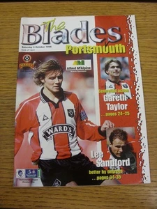 03.10.1998 Sheffield United v Portsmouth . Wir versuchen alle unsere Artikel zu prüfen und - Bild 1 von 1