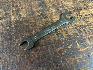 Vintage YAMAHA 13mm 17mm Open End Spanner Motorcycle Tool Kit Made in Japan - Picture 1 of 5