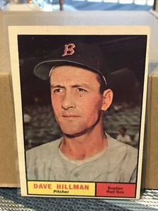1961 Topps #326 Dave Hillman Red Sox Baseball Card Vintage - Picture 1 of 2