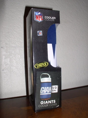 NFL Cooler Cover Coozie - 1/2 Gallon - New York Giants - NEW Cover