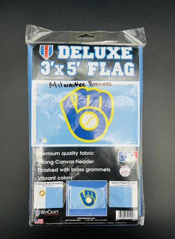 Milwaukee Brewers 3x5 Polyester Flag WinCraft SALE! Cover