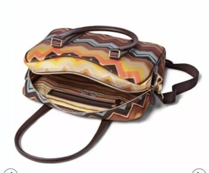 Missoni for Target-12"x16" Travel Tote Colore Zig Zag Print 100%Authentic - Picture 1 of 3