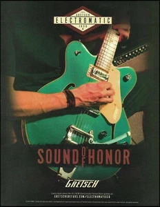 Guitarra Gretsch Electromatic G5622T Georgia Verde Doble Corte impresión publicitaria - Imagen 1 de 3