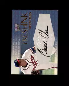 Bruce Chen 2000 Fleer Ultra Fresh Ink 286/600 Autograph Braves - Picture 1 of 2