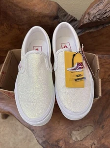 Zapatillas Vans Clásicas Sin Cordones Unisex Talla M 4 W 5.5 UV Brillo Parte Superior Baja - Imagen 1 de 7