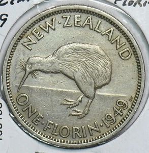 New Zealand 1949 Florin Kiwi Bird 198198 combine shipping - Picture 1 of 2