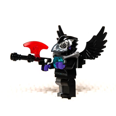 Lego Chima Rizzo Minifigure (loc007) Raven Tribe 70003 70008 70012 - Image 1 of 4