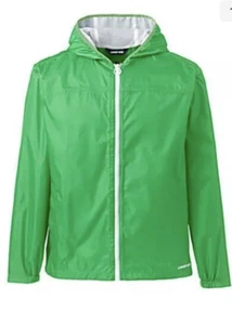 NWT Lands End Waterproof Windbreaker Men’s XL In Blade Green Retail $69.95 - Picture 1 of 4