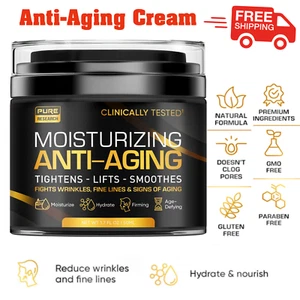 Men'S Face Cream Moisturizer - Anti-Aging Cream for Men, Collagen, Retinol 1.7OZ - Picture 1 of 7