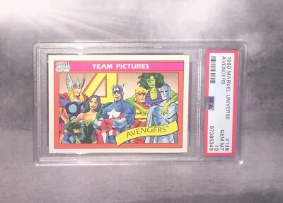 1990 Marvel Universe Avengers #138 / PSA 10 Gem Mint / Free Shipping - Image 1 of 4