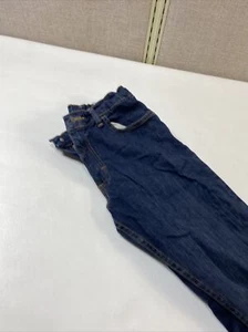 Boys Wrangler Size 14 Bootcut Blue Jeans With Adjustable Waist - Picture 1 of 12