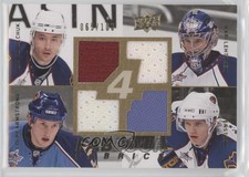 2008-09 Upper Deck Fab Four Fabrics Tobias Enstrom Kari Lehtonen Ilya Kovalchuk