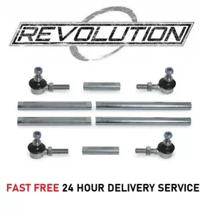 REVOLUTION ADJUSTABLE SHORTENED DROP LINKS AUDI TT MK1 8N QUATTRO / 2WD - Picture 1 of 1