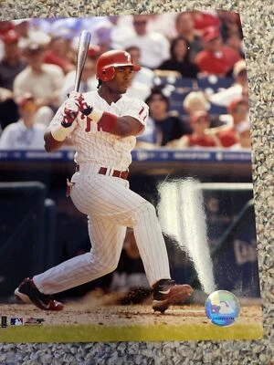 JIMMY ROLLINS PHILA PHILLIES UNSIGNED 8X10 COLOR  PHOTO - Image 1 of 4