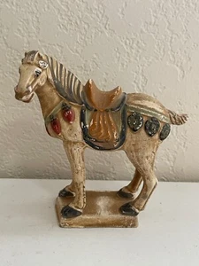 Chinese Porcelain Tang or Ming Style Horse Figurine - Picture 1 of 9