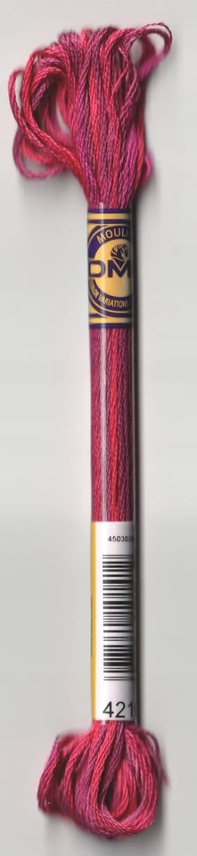 MOULINÊ COLOUR VARIATIONS DMC - Radiant Ruby - 8m - 417F.4210 - 6418 - image 1 of 1