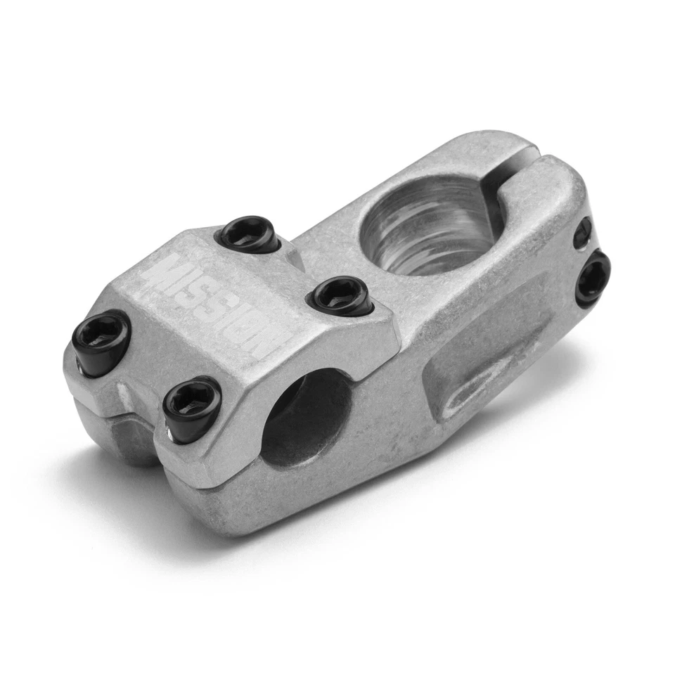 Mission Control High Top Load Raw BMX Stem 50mm Reach 32mm Rise - Image 1 of 1