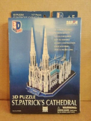 3D Saint Patrick's Cathedral Unopened 117 Pieces - Image 1 of 2