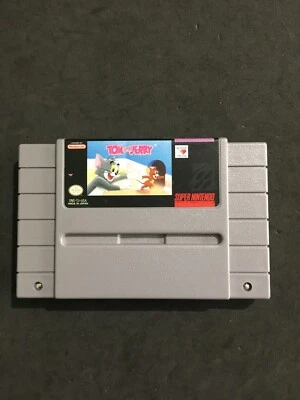 TOM AND JERRY SUPER NINTENDO SNES NTSC AMERICANO USATO SOLO CASSETTA - Immagine 1 di 3