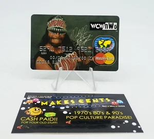 OFFICIAL WCW NWO Wrestling Mastercard Credit Card MACHO MAN RANDY SAVAGE - RARE! - Picture 1 of 2