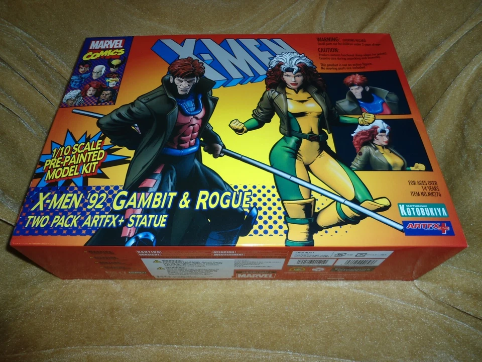 Kotobukiya Marvel Comics X-Men '92: Gambito y Pícaro 2 Pck Artfx+Estatua (PLS C NOTE) Foto 1 de 4