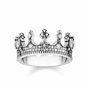 Thomas Sabo - Silver Crown Ring (Size 7) - Picture 1 of 3