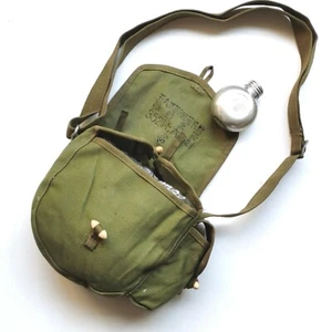Surplus Chinese Army Type56 Drum Magazine Canvas RPD Ammo Pouch&SKS Oiler Bottle - Picture 1 of 6
