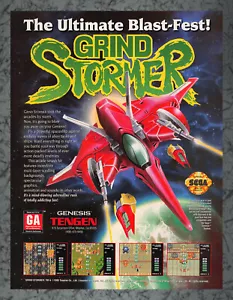 Anuncio impreso Grind Stormer Sega Genesis arte vintage A 1994 - Imagen 1 de 1