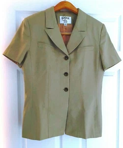 Kasper Womens Beige Suit Jacket / Blazer Jacket  Sz  10P Versatile Business  - Picture 1 of 5