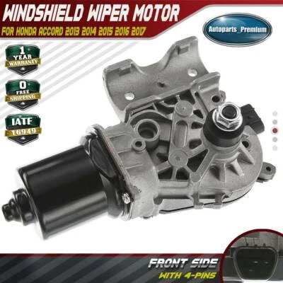 Nuevo motor limpiaparabrisas apto para Honda Accord 2013 2014 2015 2016 2017 delantero Foto 1 de 4
