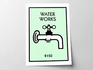 Personalised Board game Monopoly inspired street art print, New home decor - Picture 1 of 6