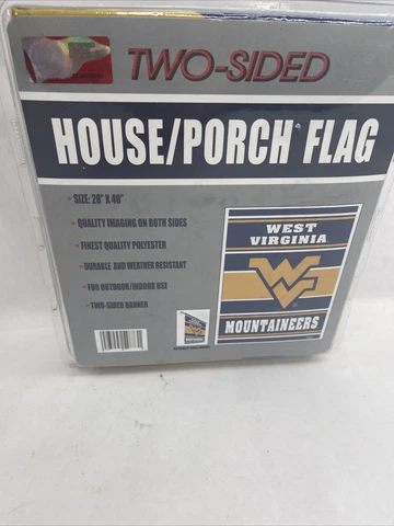 West Virginia University Mountaineers Flag Large 28 x 40” Cover
