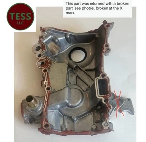 Engine Timing Chain Front Cover Compatible with Nissan Pickup 1996-1997 L4 2.4L - Picture 1 of 24