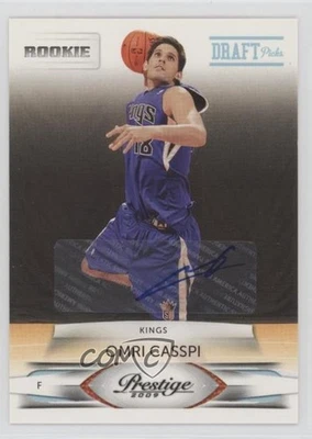 2009 Prestige Draft Picks Rights Signatures /499 Omri Casspi #173 Rookie Auto RC - Image 1 of 2