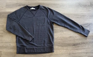 Outerknown Sweatshirt Herren Gr. M Rundhals Pullover Tasche Loopback BLAU 🔥 - Bild 1 von 10