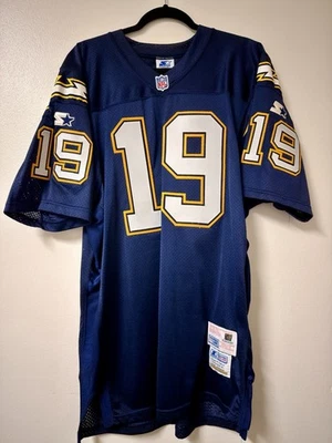 Camiseta deportiva auténtica Lance Alworth #19 Starter Pro Line años 90 SD CARGADORES 46 L-XL Estados Unidos Foto 1 de 4