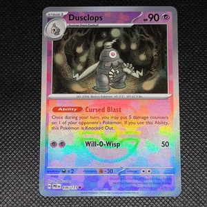 Dusclops 036/131 Prismatic Evolutions Meisterball Reverse Holo Rare Pokemon Kart - Bild 1 von 10