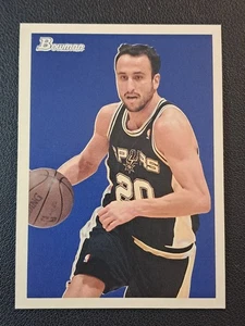 Manu Ginobili - '48 Throwback 2009 Topps - Bowman '48 #72 Spurs Basketball Card - Picture 1 of 2