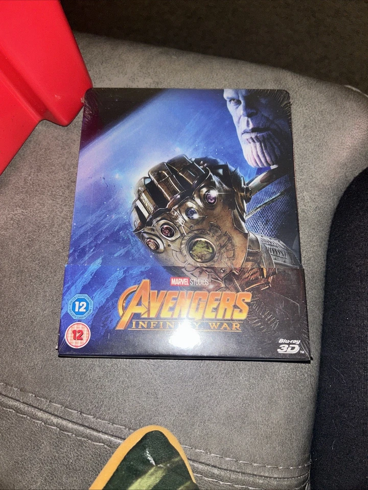 AVENGERS INFINITY WAR 3D 2D BLU-RAY STEELBOOK OOP - Image 1 of 1
