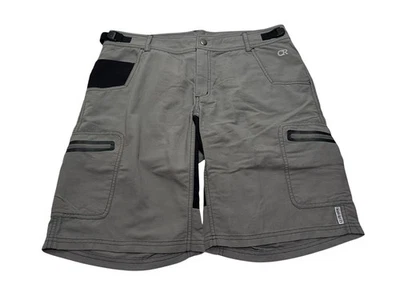 Pantalones cortos de bicicleta de montaña Club Ride Cargo para hombre talla grande gris Foto 1 de 4