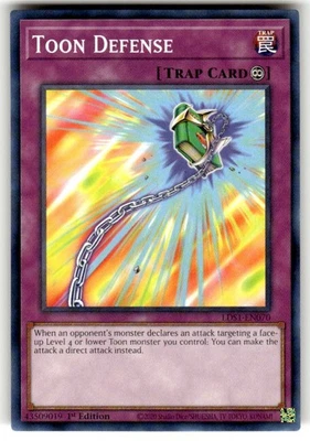 Toon Defense LDS1-EN070 Legendary Duelists: Season 1 1st Edition NM - Image 1 of 2